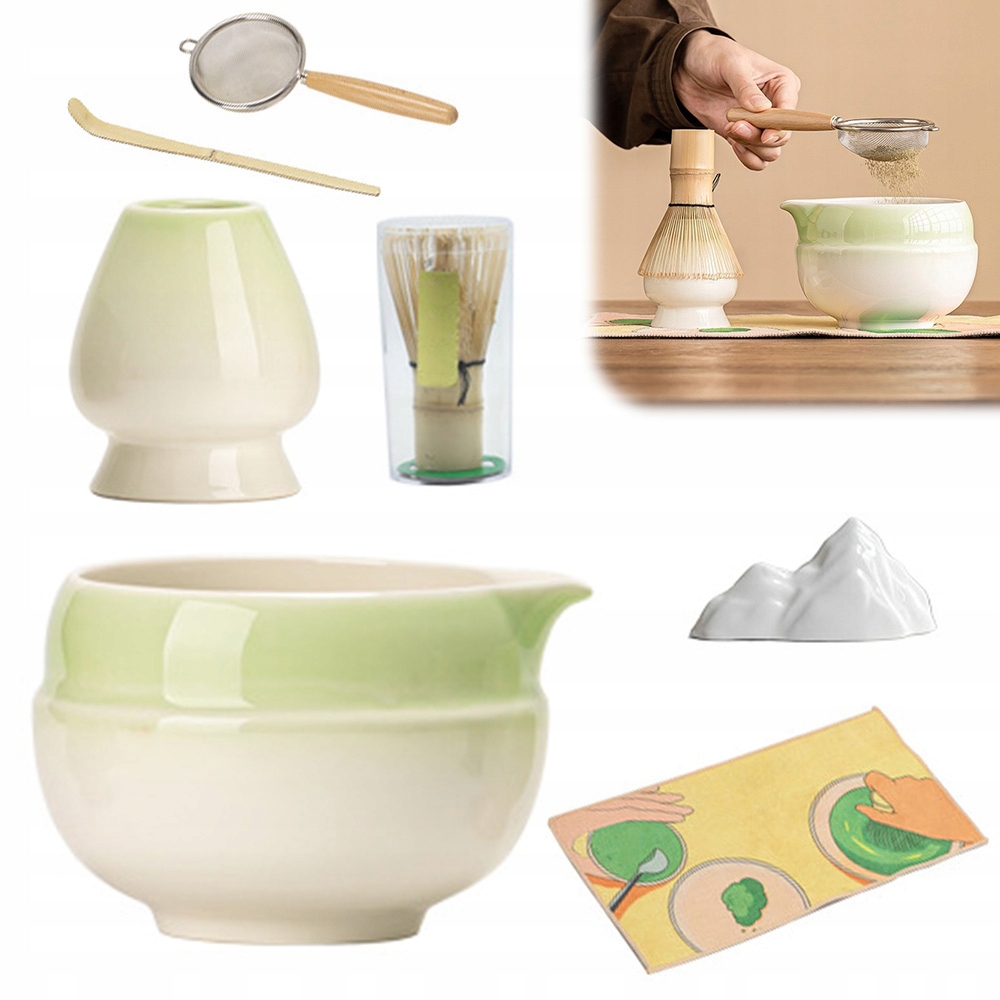 Dárková Sada Na Čaj Matcha Metla Matcha 7 El S Keramickou Miskou