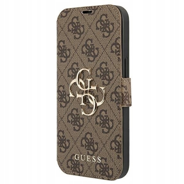 Guess GUBKP13X4GMGBR iPhone 13 Pro Max6,7" brązowy/brown book 4G Big M
