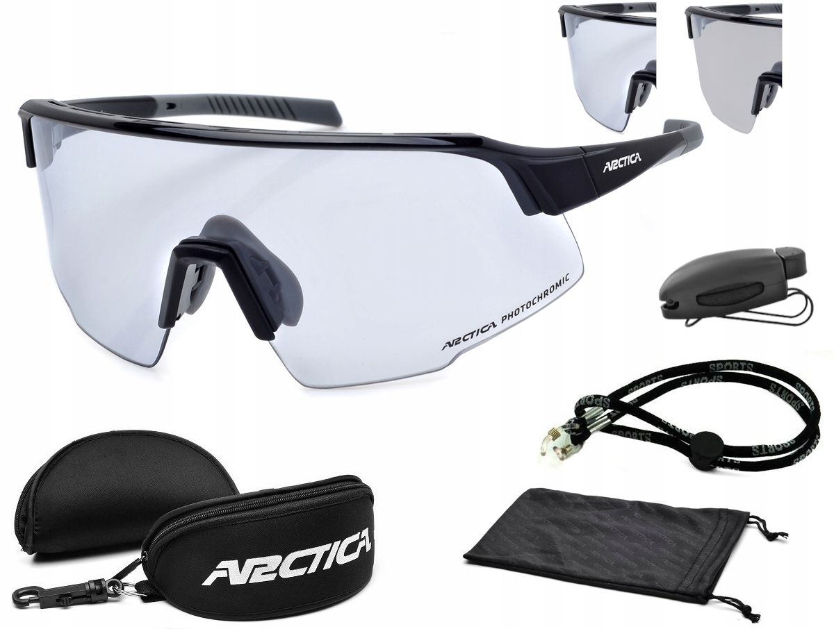 Arctica S-340F Fotochromatické Sluneční Cyklistické brýle Fotochrom 1-3