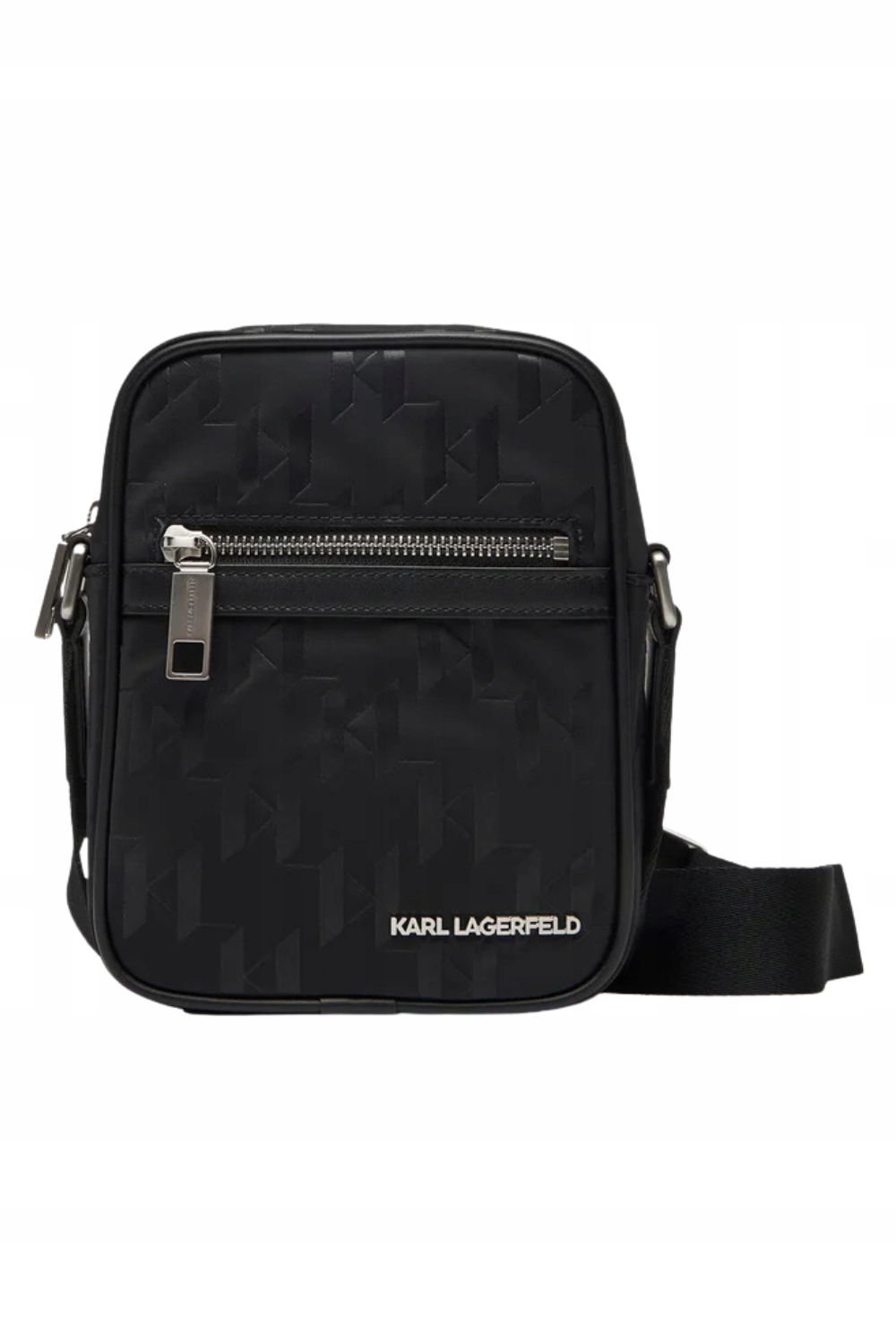 Karl Lagerfeld Černá pánská taška s monogramem