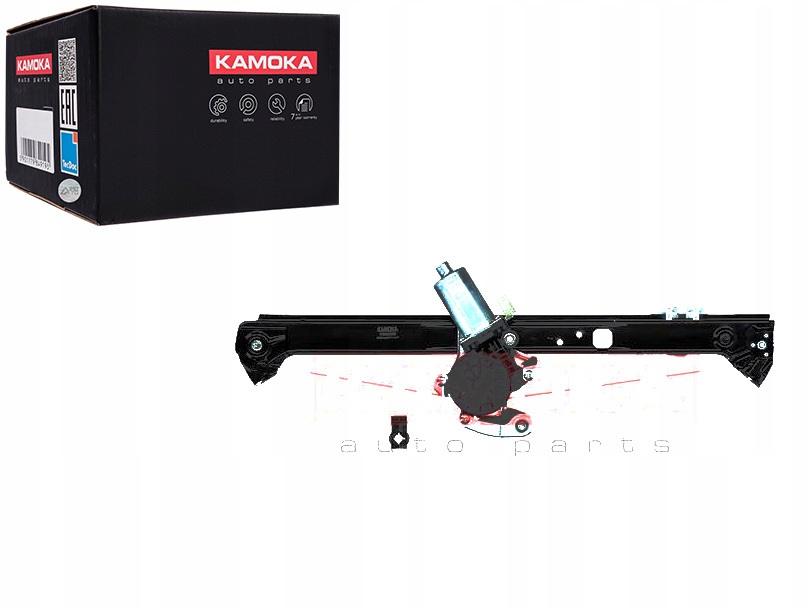 POSNOŚNIK SZYBY TYLNY PRAWY .KPL.Z SILNIKIEM BMW X5 00'-06' KAMOKA