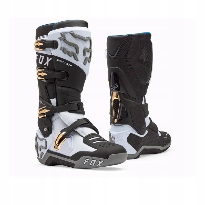 Topánky cross enduro Fox Instinct White/black/grey biela čierna šedá Darčeky