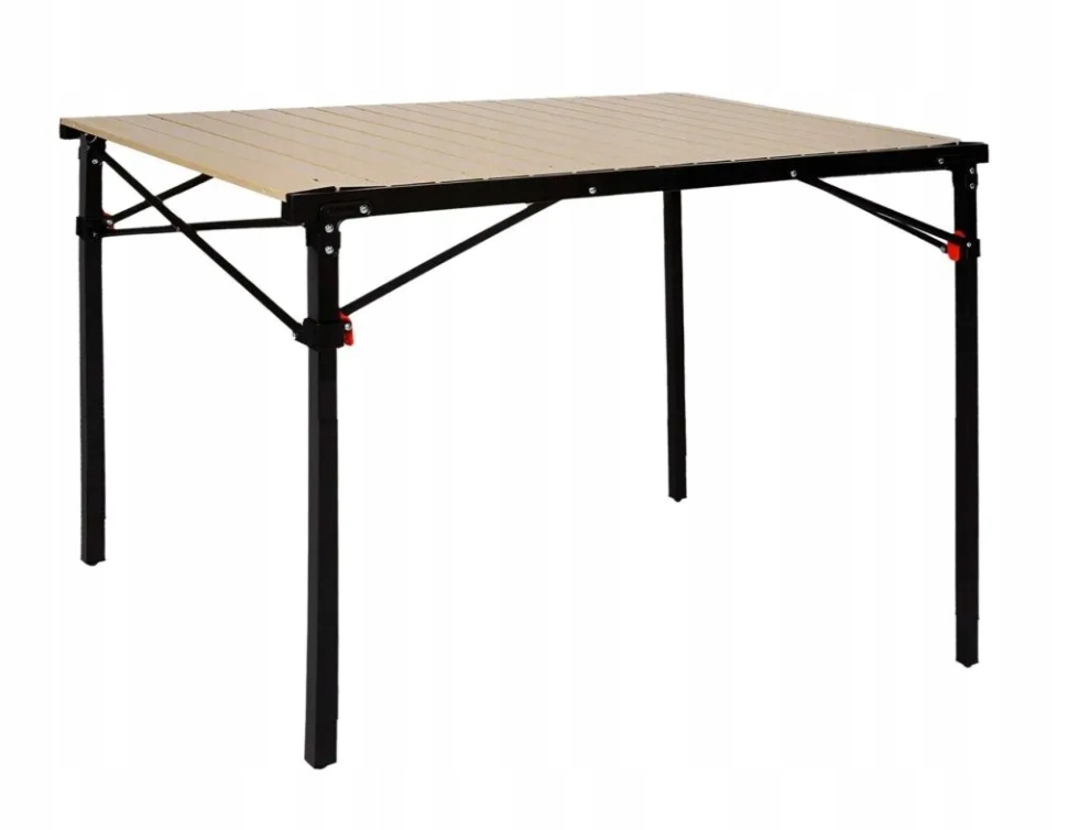 KingCamp Slate KC2101 skládací turistický stolek hnědo-černý, lehký