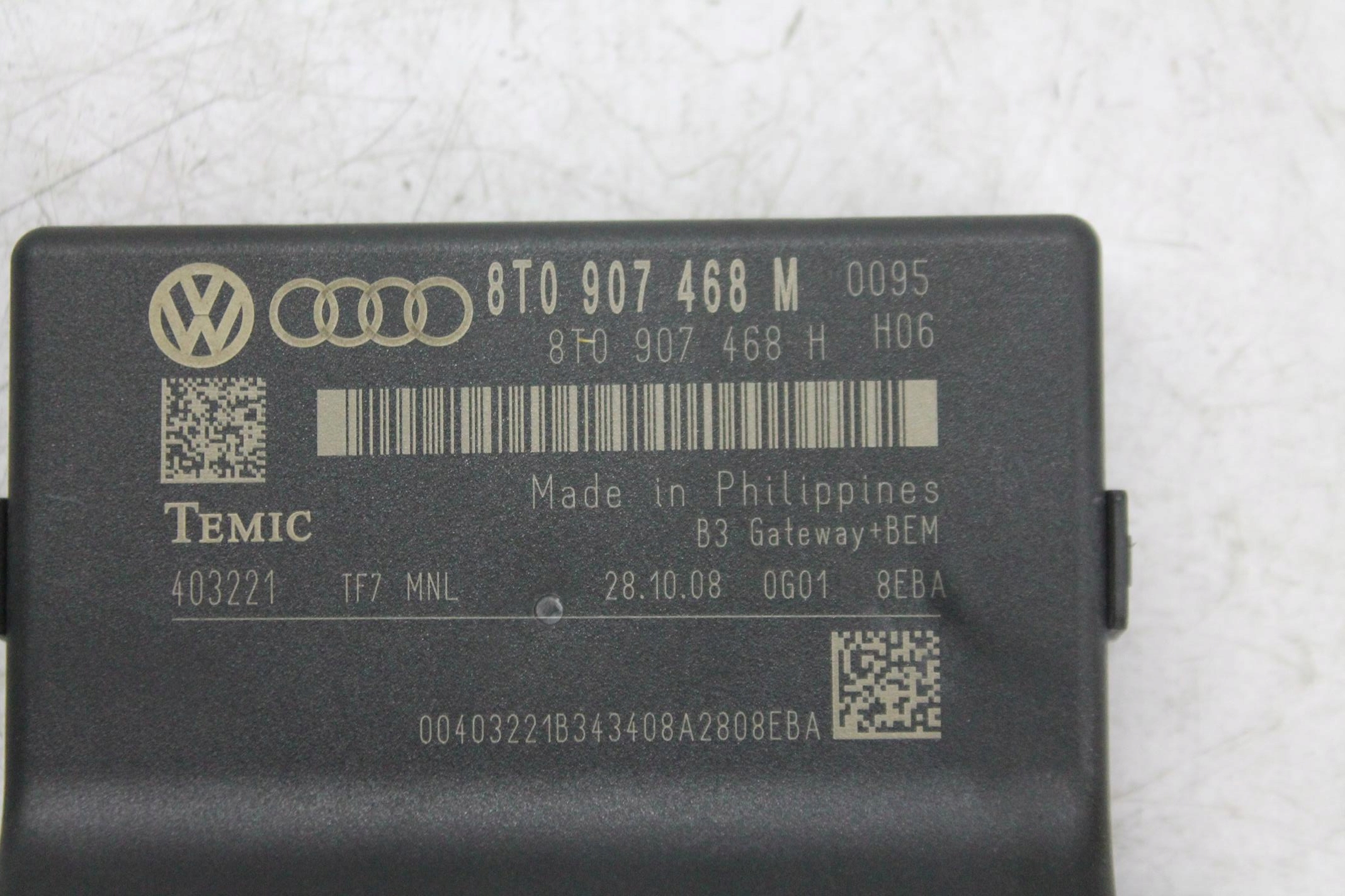 module control unit GATEWAY 8T0907468M AUDI A5 8T 09