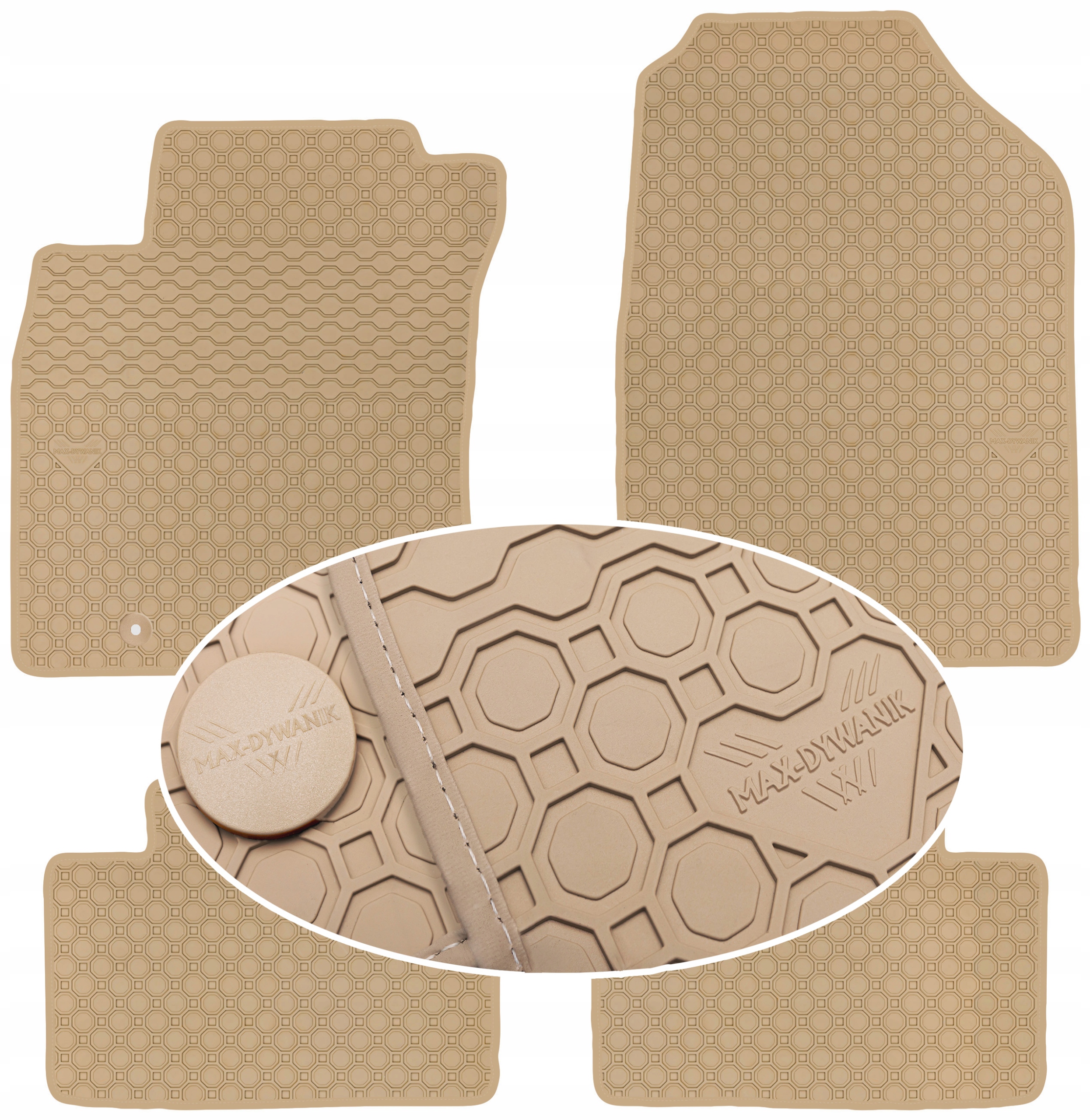 Hyundai i30 III 2017 Béžové koberčeky