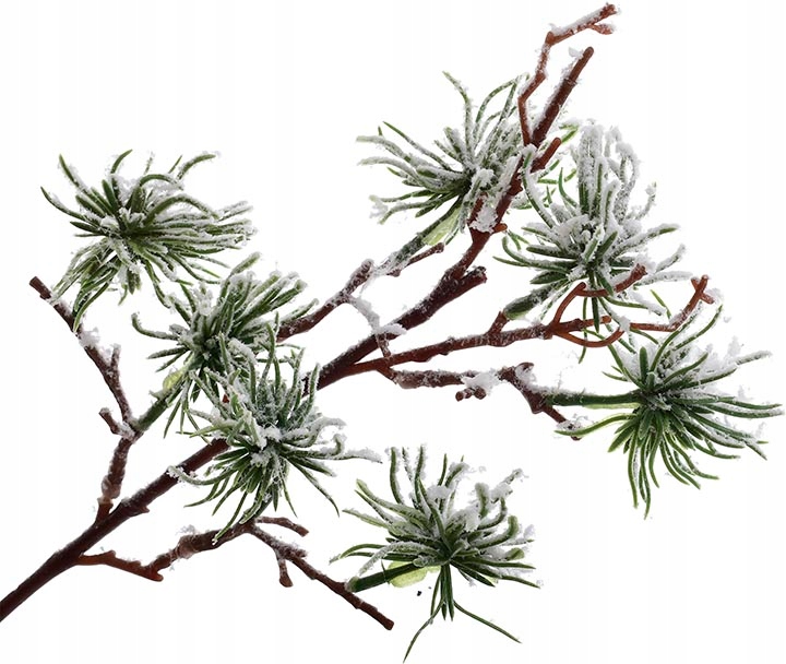 ŚWIERK GAŁĄZKA OŚNIEŻONA ŚWIĘTA OZDOBA STROIK 42CM Kod producenta G6111