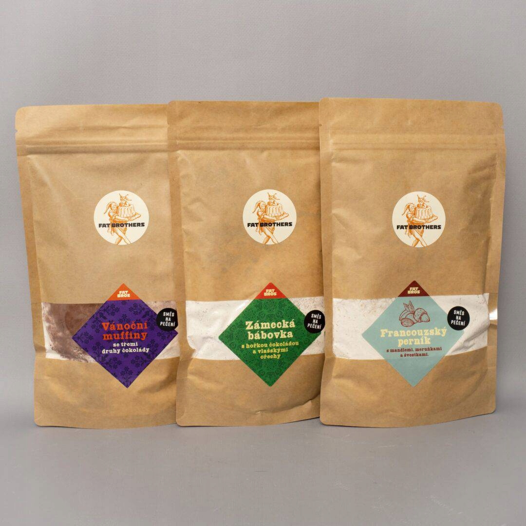 Levně Voňavá sada na 3 koláče muffiny, bábovku a perník zmesi na pečenie