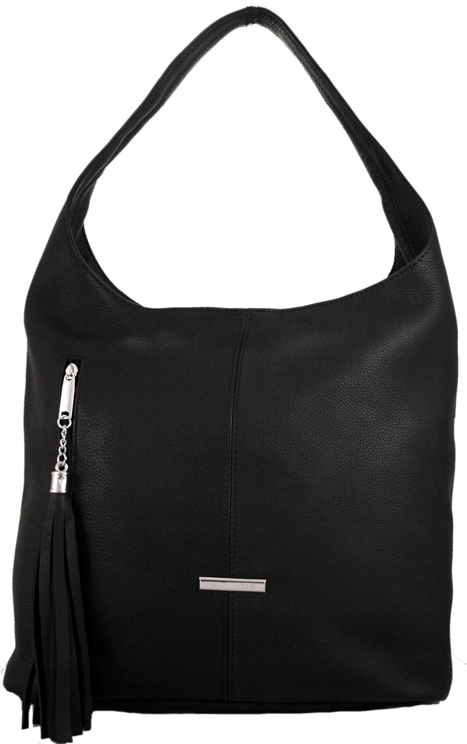 Torebka Skórzana Worek Skóra Naturalna Vera Pelle Marka inna