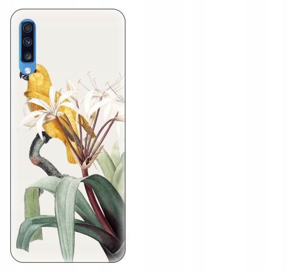 

Etui pokrowiec Samsung Galaxy A70 Ptak papuga akwa
