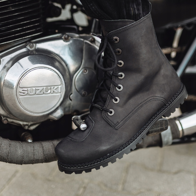 BUTY MOTOCYKLOWE REBELHORN NOMAD KRÓTKIE MĘSKIE Kolor czarny