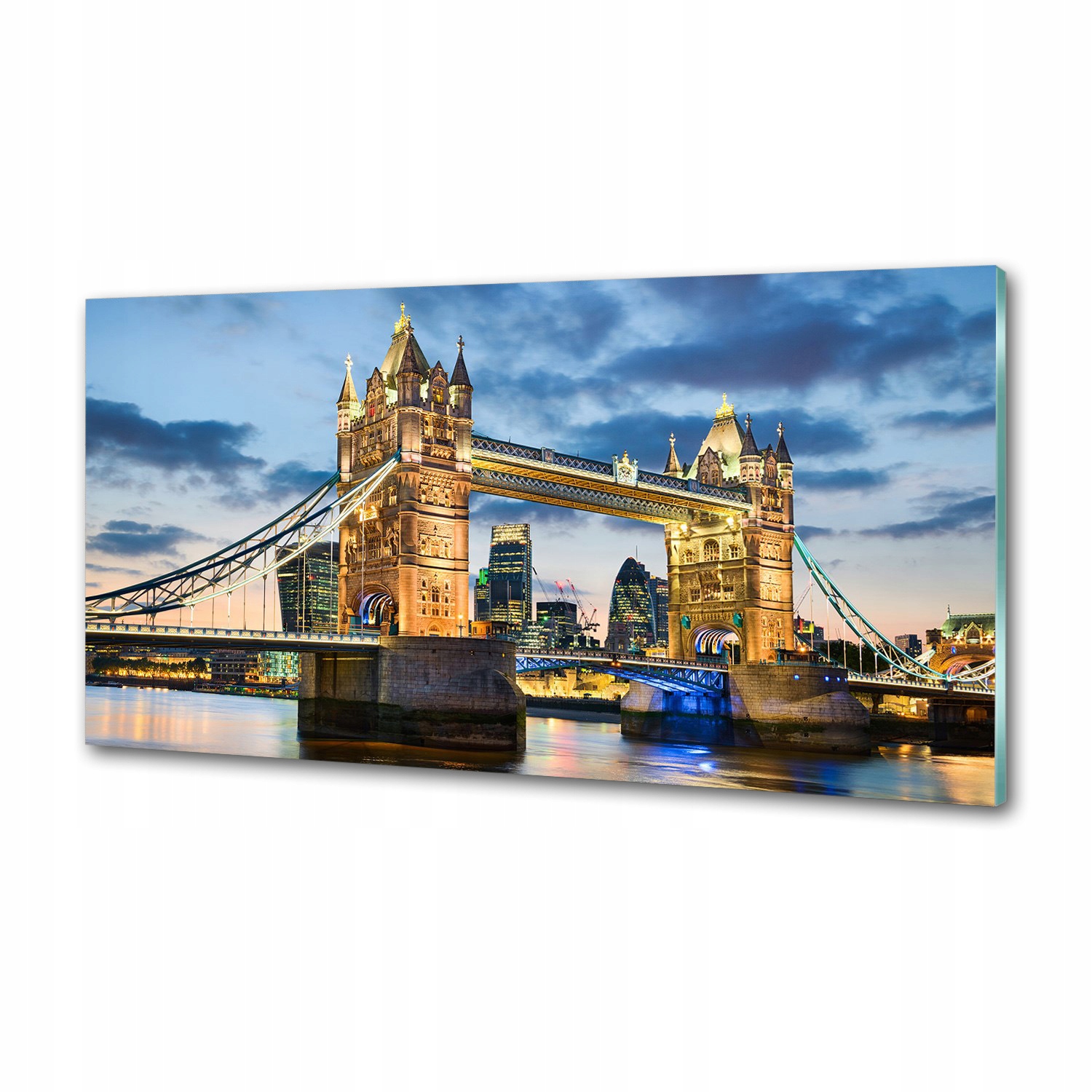 Panel lacobel Tower Bridge Londýn 100 x 50 cm Lepidlo