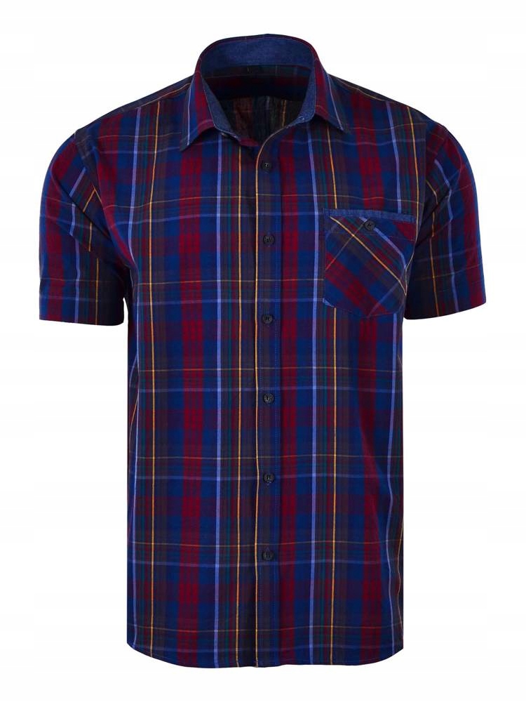 

Koszula Kratka Bordowa Krótki 46/47