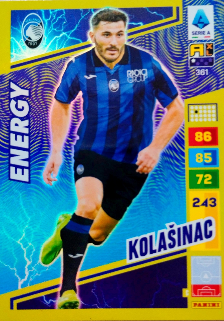 Panini Calciatori Liga Włoska 2023 2024 Energy 361 Kolasinac Atalanta