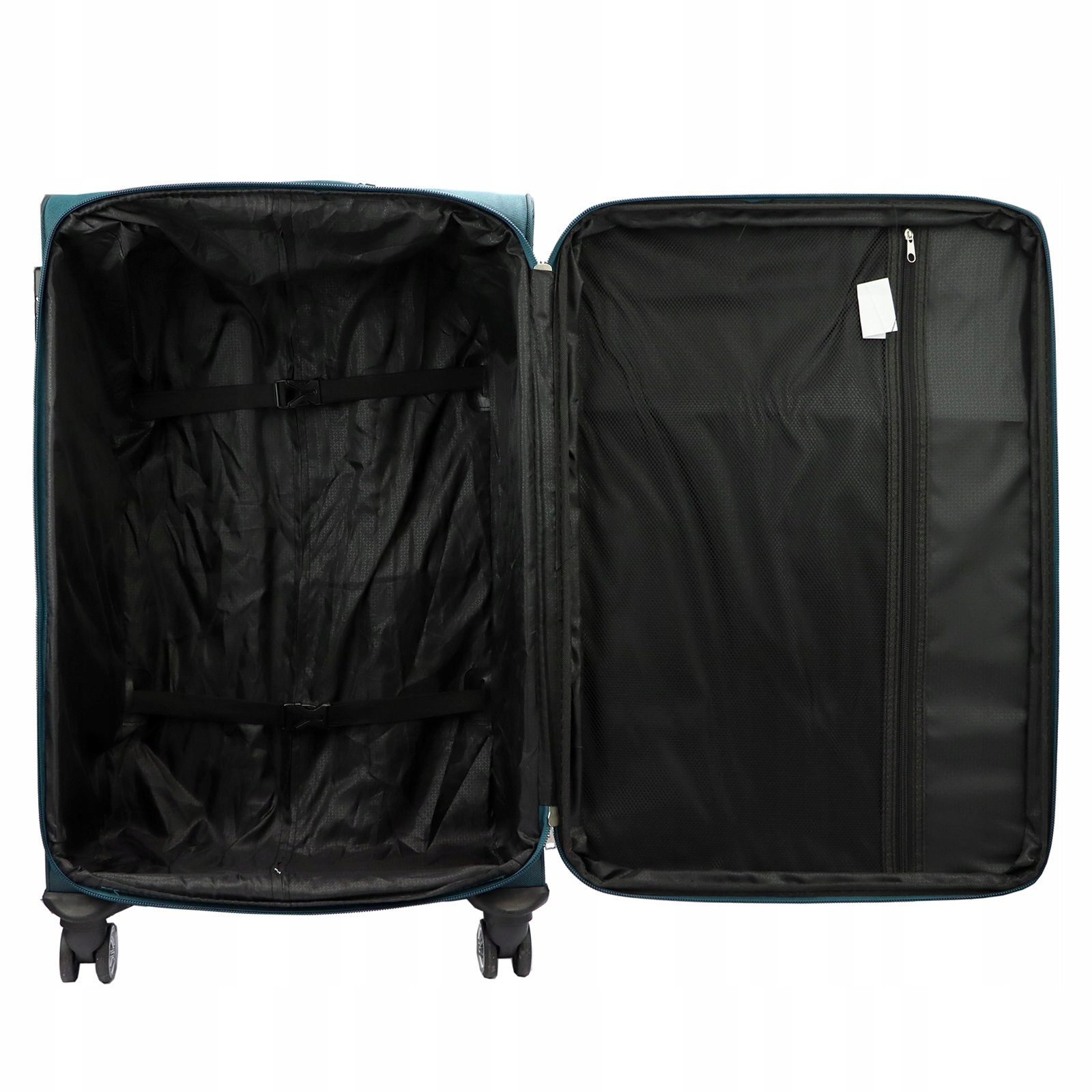 KOMPLET MIĘKKICH WALIZEK PODRÓŻNYCH MAŁA ŚREDNIA DUŻA MARKI JONY Cechy dodatkowe na czterech kółkach