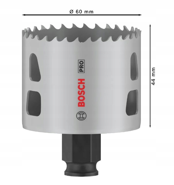 BOSCH PIŁA OTWORNICA KORONKA HSS BIMETAL PRO Multi Material PC Plus, 60mm Kod producenta 2608594394