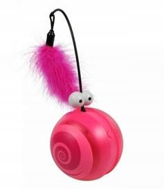 Coockoo Flip Zabawka Dla Kota Uciekająca Piłka Różowa-Zdjęcie-0