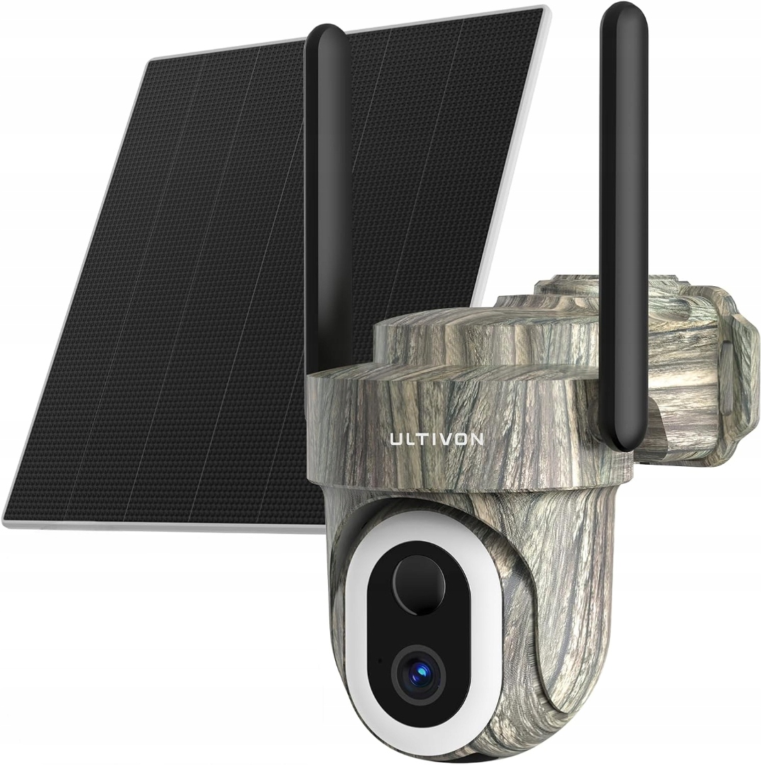 Vonkajšia Solárna Kamera Ultivon Aplikácia Domáce Monitorovanie 4G Lte Sada