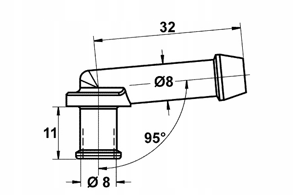 ŁĄCZNIK PRZEWÓD HAMUL ATE 03.3390-0055.1 ATE ATE Marka ATE