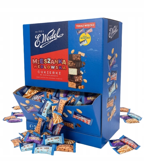 Wedel Mieszanka Wedlowska 3kg czekoladki Wedel opakowanie prezentowe
