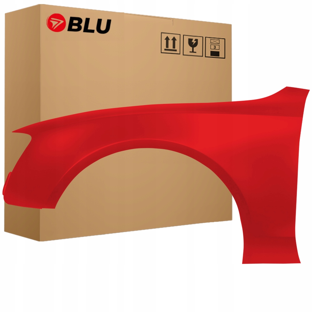 Blu Blatník Audi A5 S5 8T/8F LY3J levý červený 07-16 přední BrillantRot