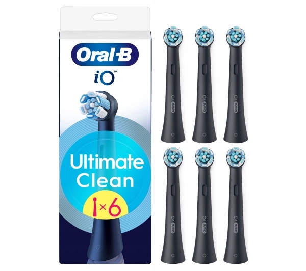 Końcówki do szczoteczki Oral-B iO Ultimate Clean Black 6 sztuk