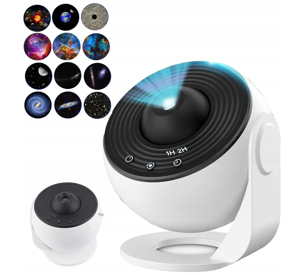 Projektor Gwiazd Macchiatto Galaxy z 12 tarczami planet timer /Q ...