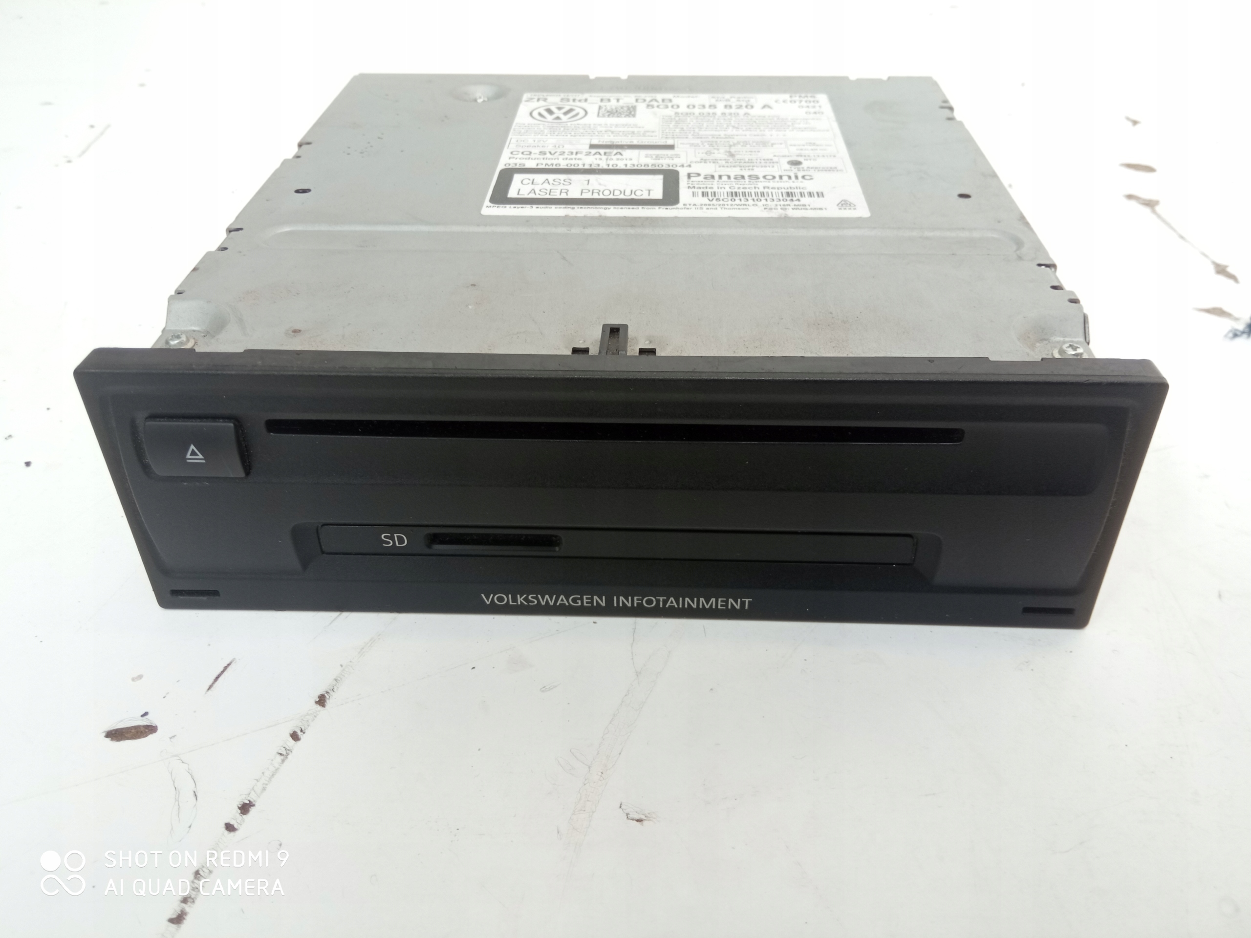 VW Lettore schede SD CD 5G0035820A