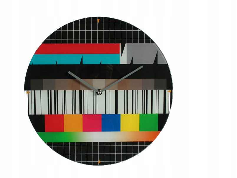 

Zegar Telewizyjny Szklany Tv Techniczna Sygnał