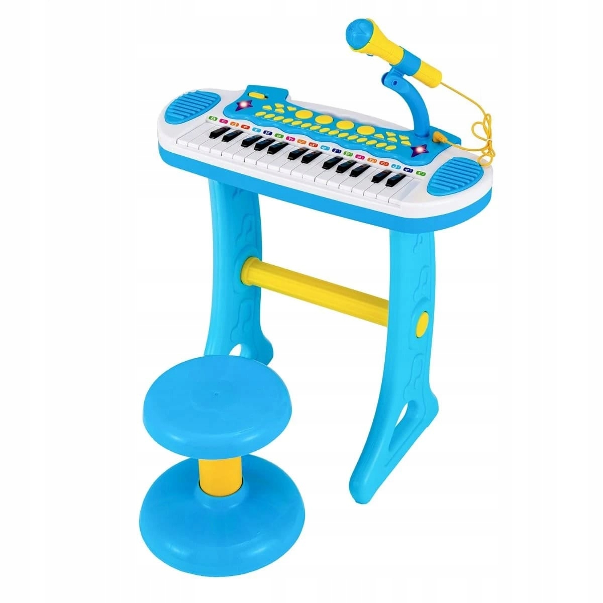 Keyboard cyfrowy dla dzieci z mikrofonem