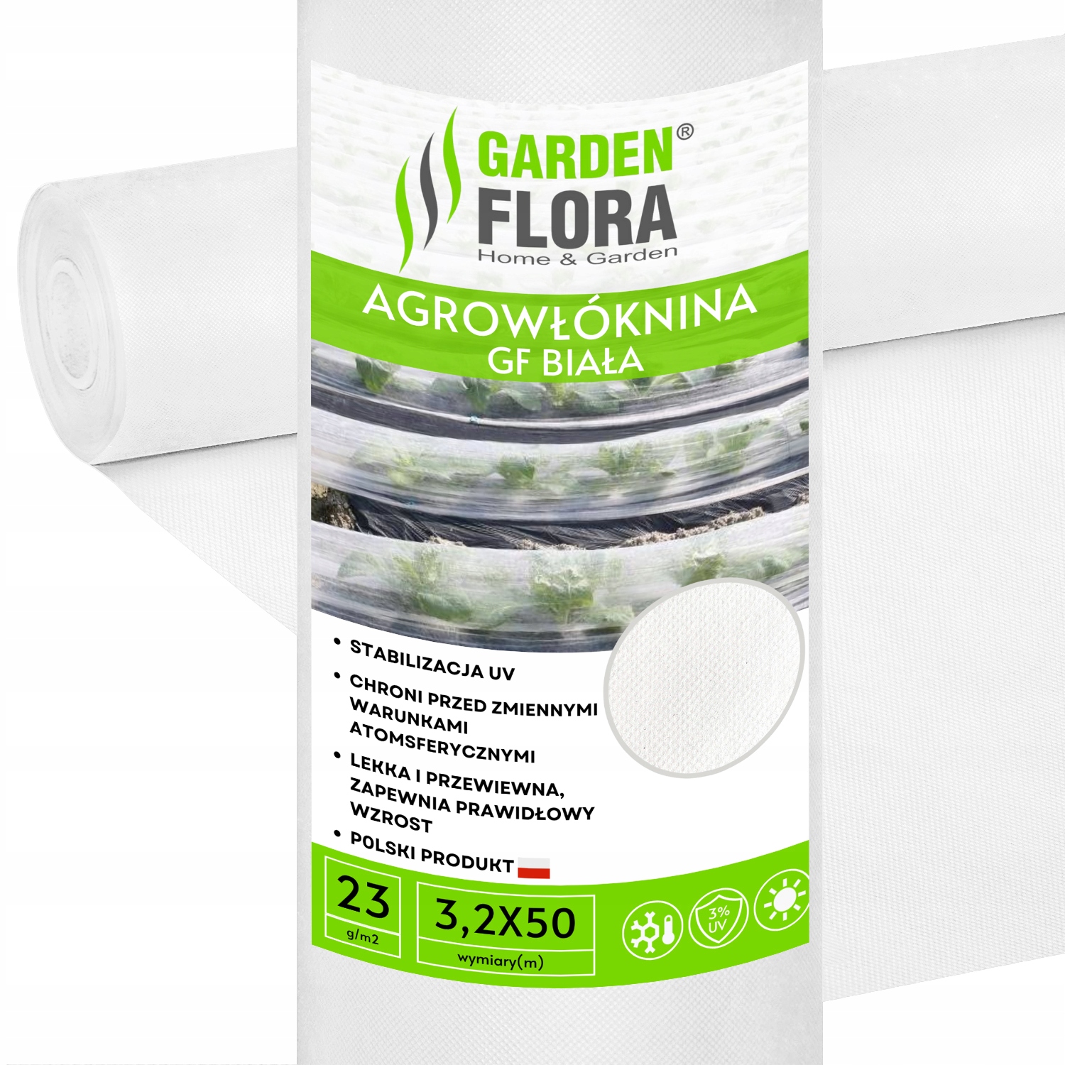 

Agrowłóknina Biała 3,2x50m 23g Zimowa, Wiosenna Ap