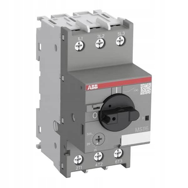 Motorový Spínač 3P 20...25A 11kW Termicz. A Elektrom. Abb MS116-25 1SAM