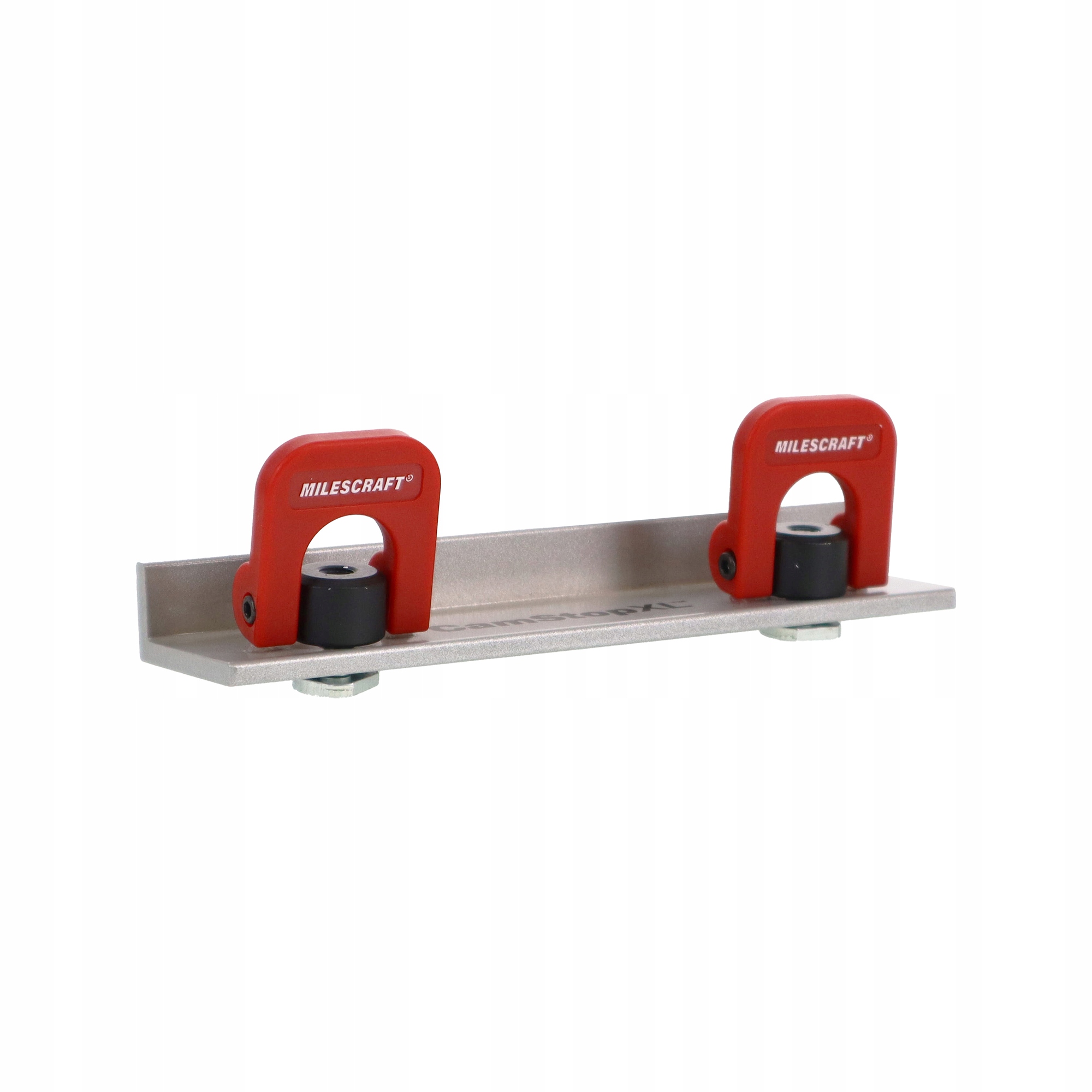 2x Dlouhý omezovač stopek pro profily T-track Milescraft CamStopsXL T-trax