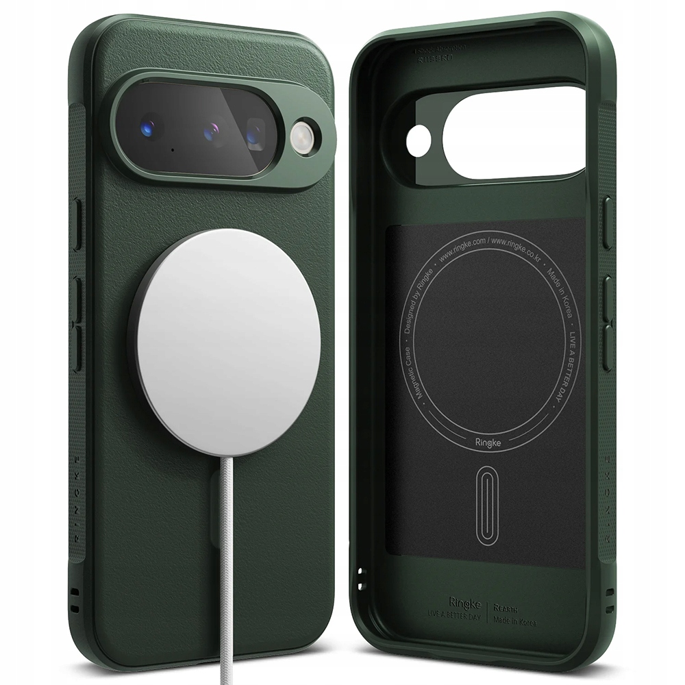 Ringke – Onyx MagSafe etui na Google Pixel 10 – ciemnozielone