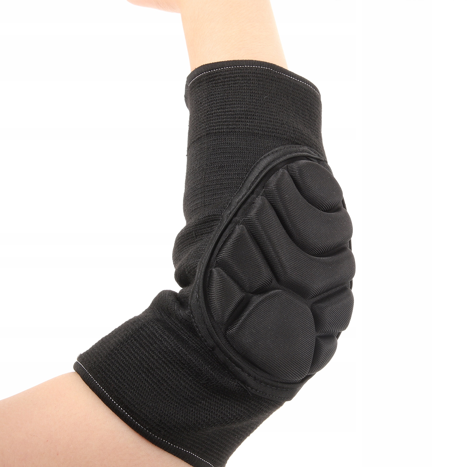 OCHRONA RAMIĘ SPORTOWA OCHRANIACZ ŁOKCI POGRUBIONY Kolor czarny