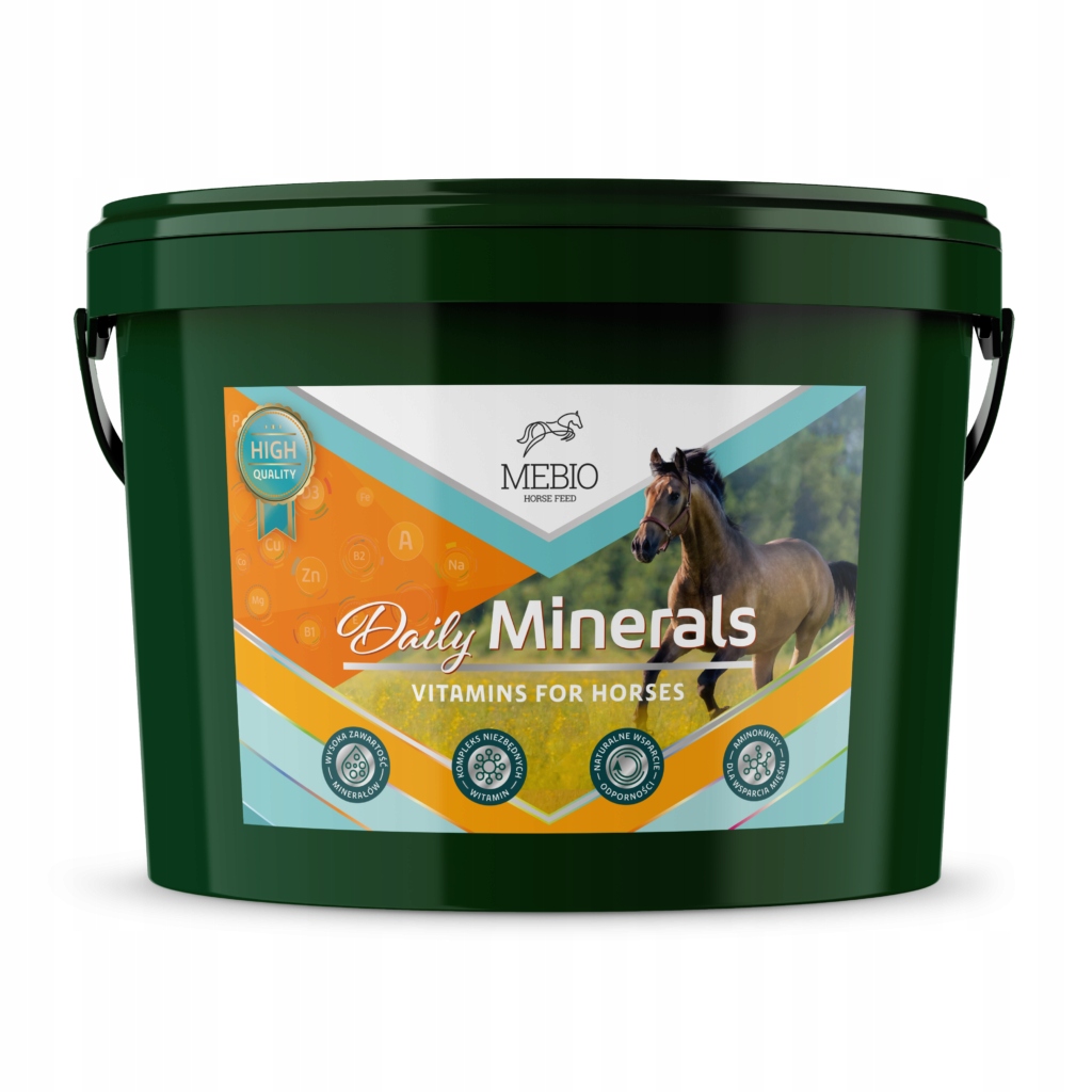 Nowa Formuła Daily Minerals – witaminy 4 kg Suplement dla koni