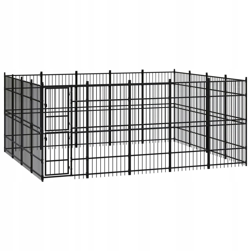 Levně Venkovní psí kotec ocel 18,43 m²
