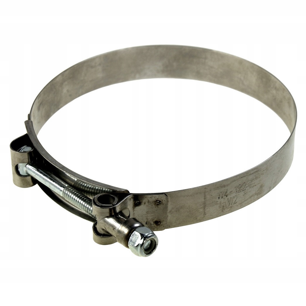 Opaska Śrubowa Cienka 19-0.6 MM Fi 114-122 Stal Nierdzewna