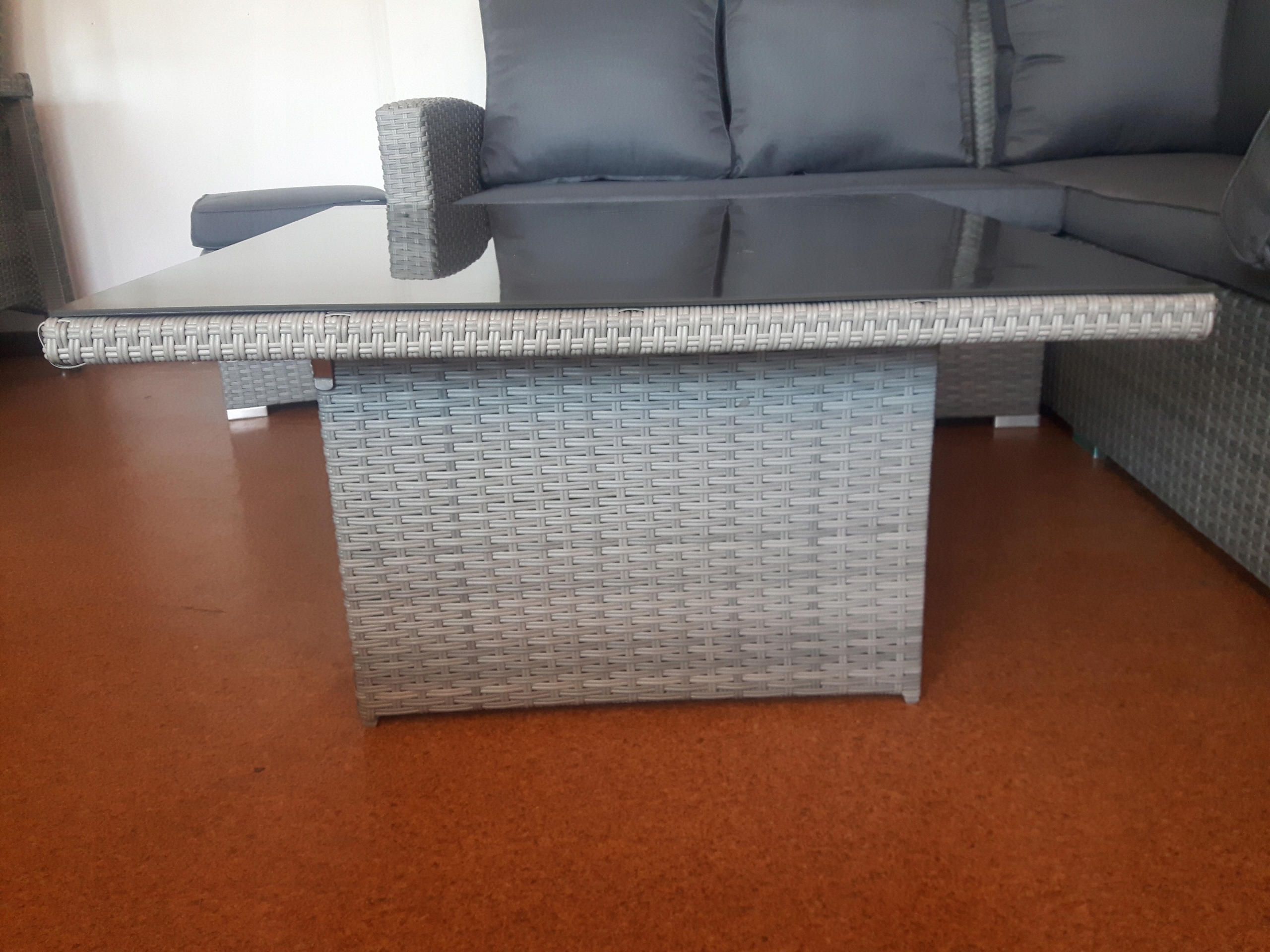 83 MEBLE NAROŻNIK RATTANOWY OGRODOWY RATTAN RATY Styl inny