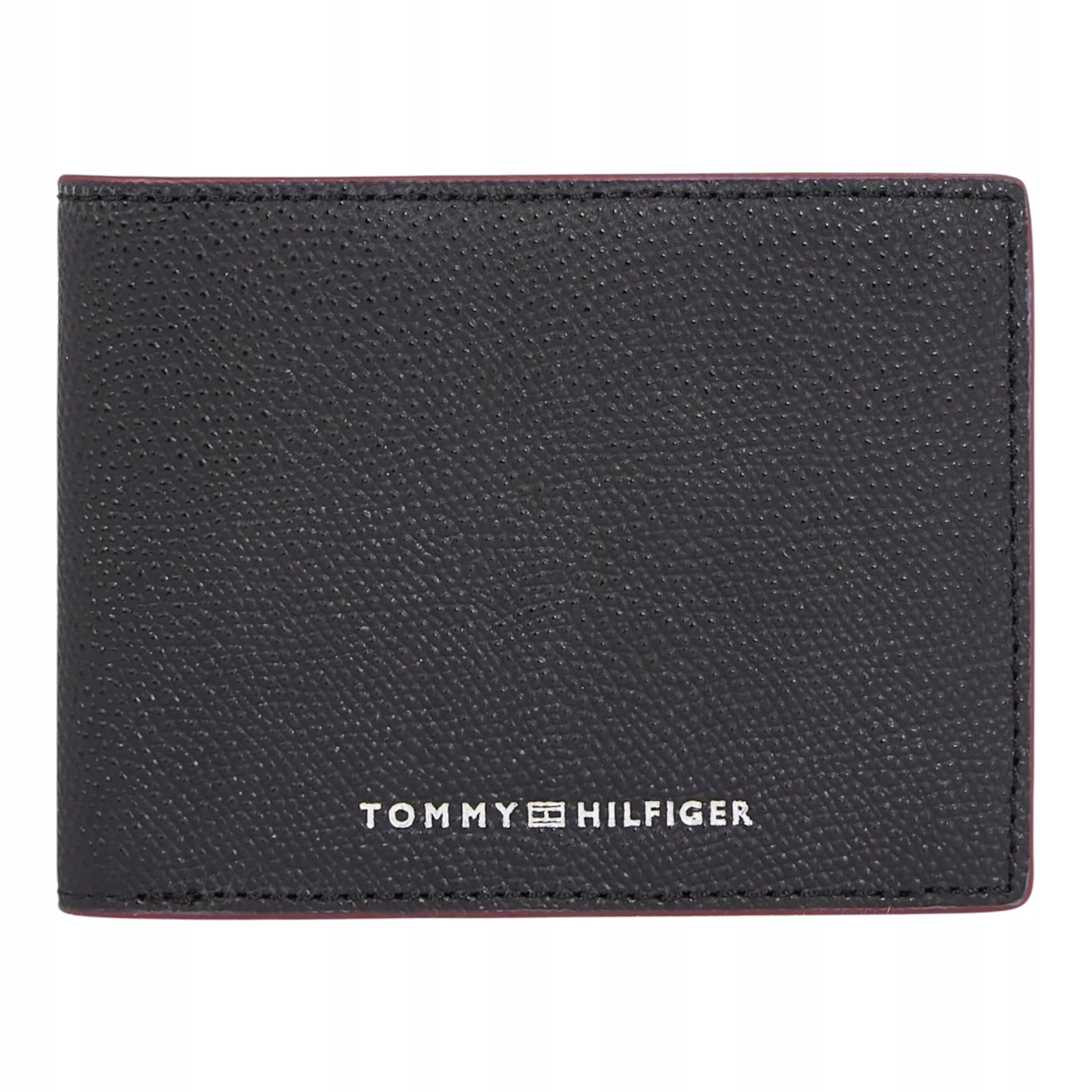 Pánská kožená peněženka Tommy Hilfiger AM0AM11607 Černá