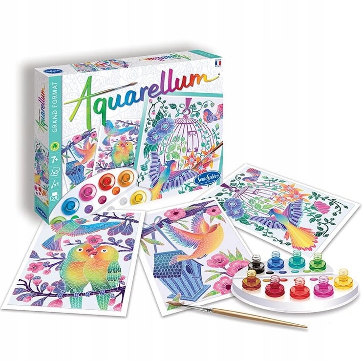 

Sentosphere Zestaw do malowania Aquarellum Ptaki
