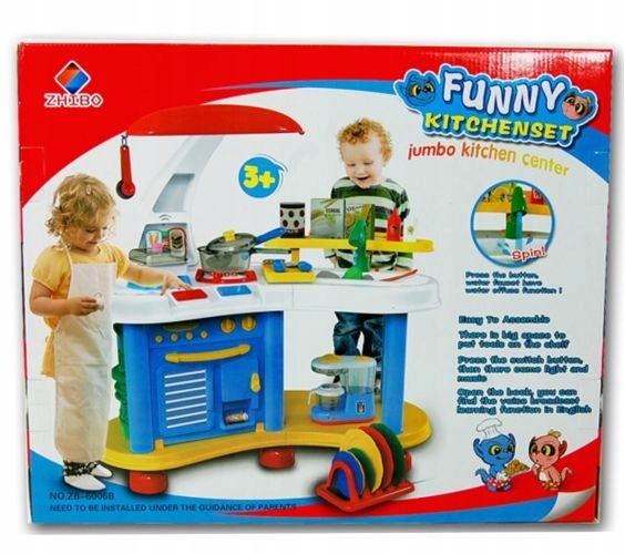 MEGA INTERAKTYWNA KUCHNIA Z KRANEM ŚWIATŁO DŹWIĘK Marka Midex