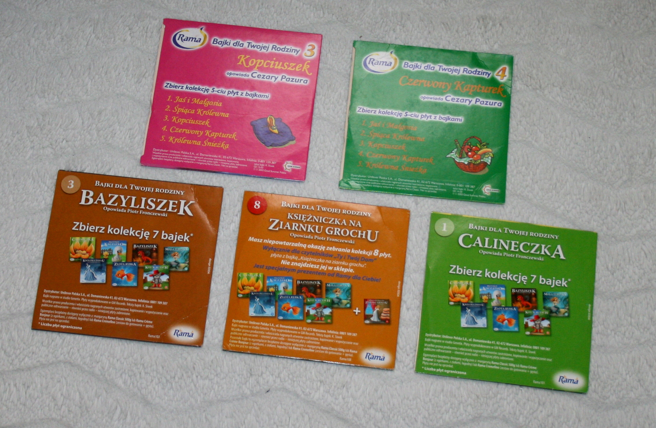 BAJKI DLA TWOJEJ RODZINY AUDIOBOOK 5 PŁYT CD Autor RÓŻNI AUTORZY