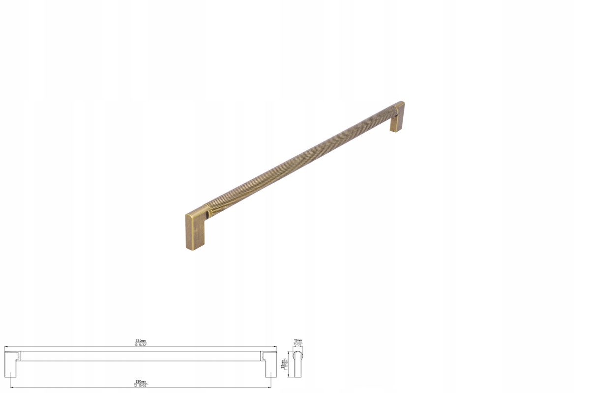 Nábytková úchytka Siro 2457-334ZN83ZN83 starožitné zlato