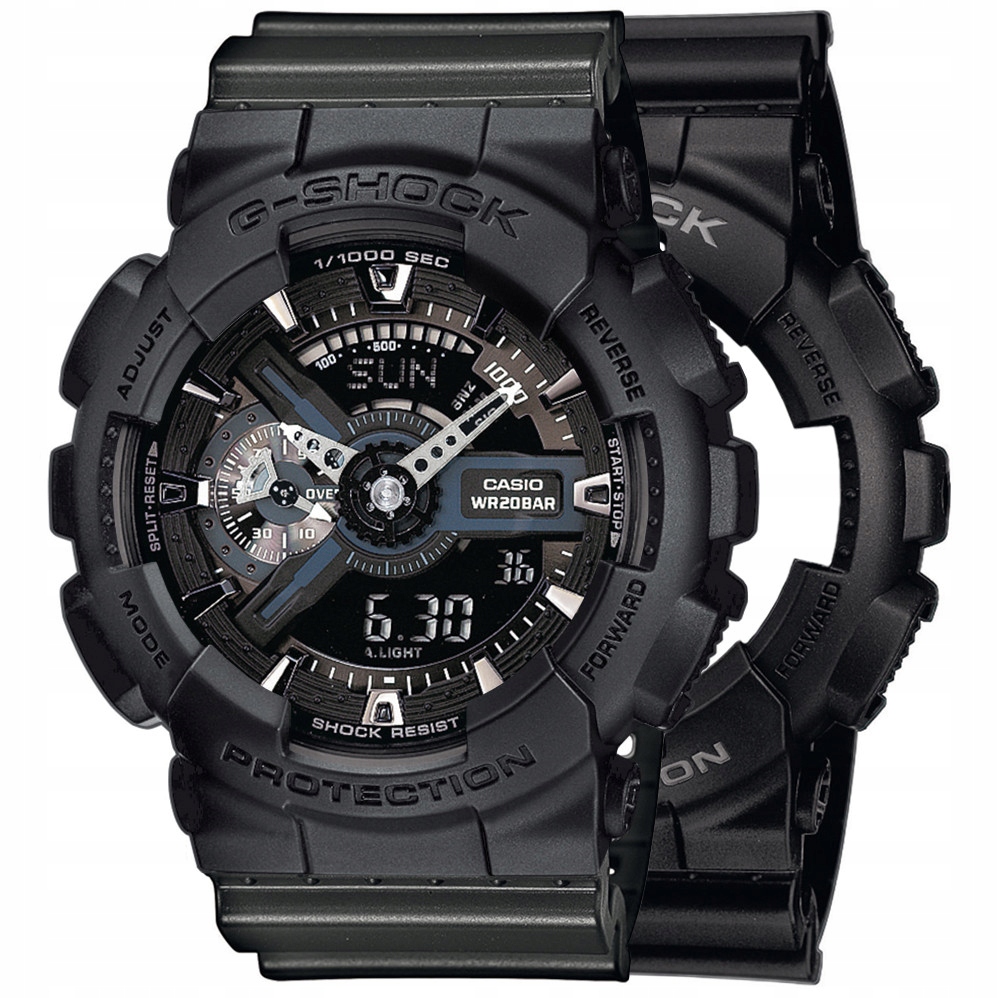 Hodinky Casio G-Shock Set GA-110-1BER Rámeček 10358741 Řemínek 10467764 20B
