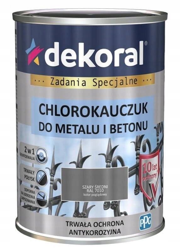 

Emalia Chlorokauczukowa Strong Szary Średni