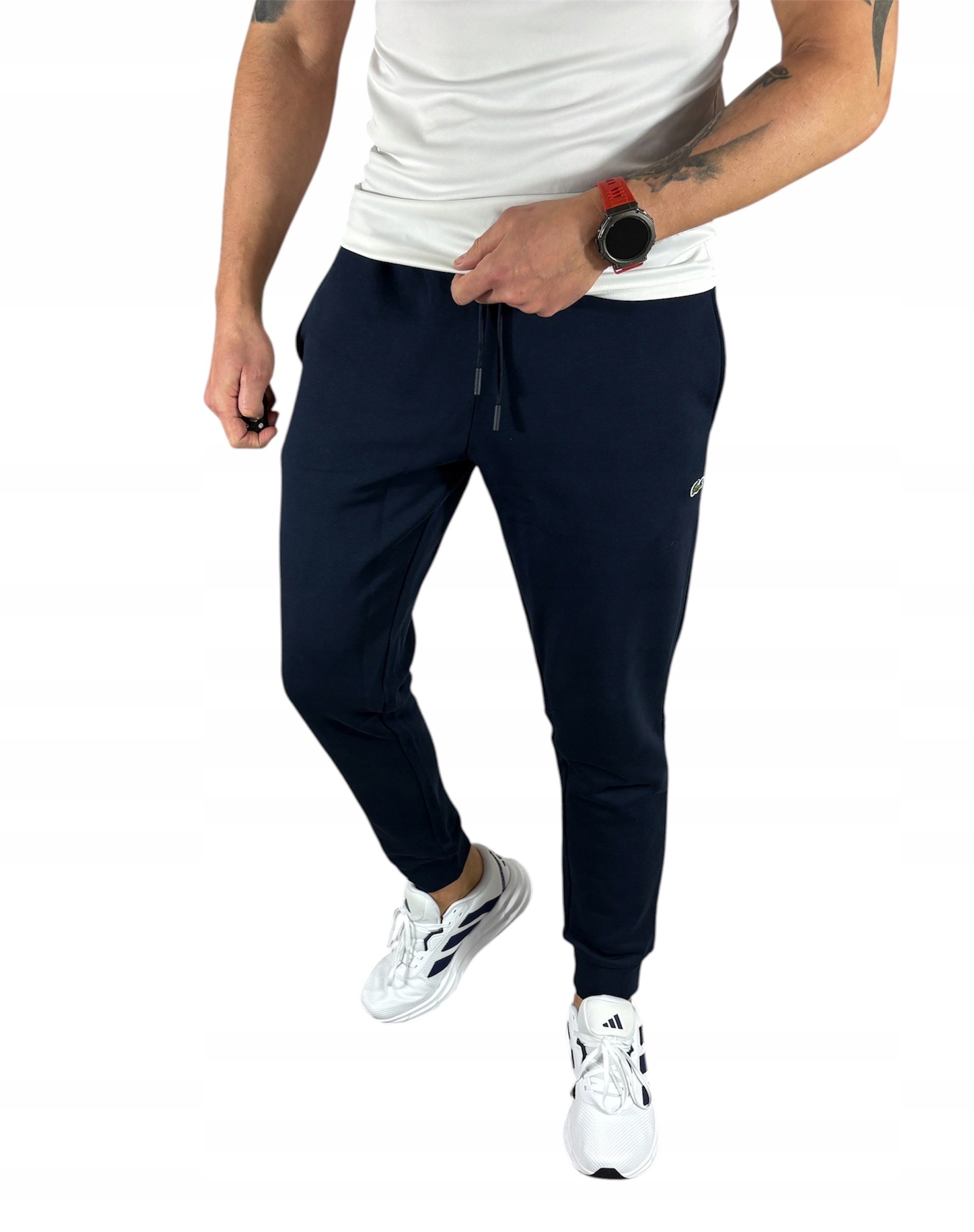 Pánské teplákové kalhoty Lacoste XH9624 00 166 Navy Modré XL