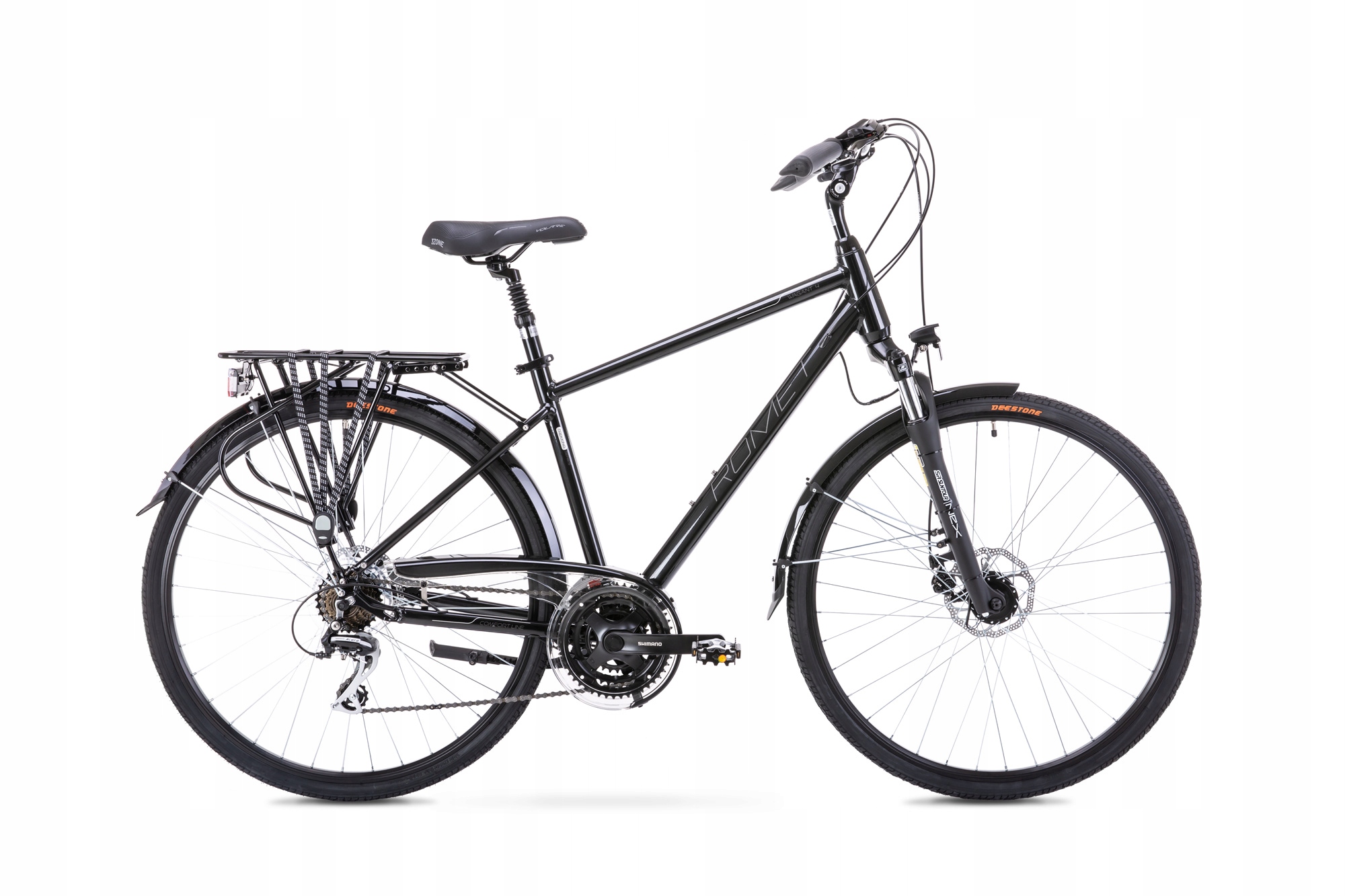 Rower trekkingowy męski Romet Wagant 4 28 M(19") czarno-szary