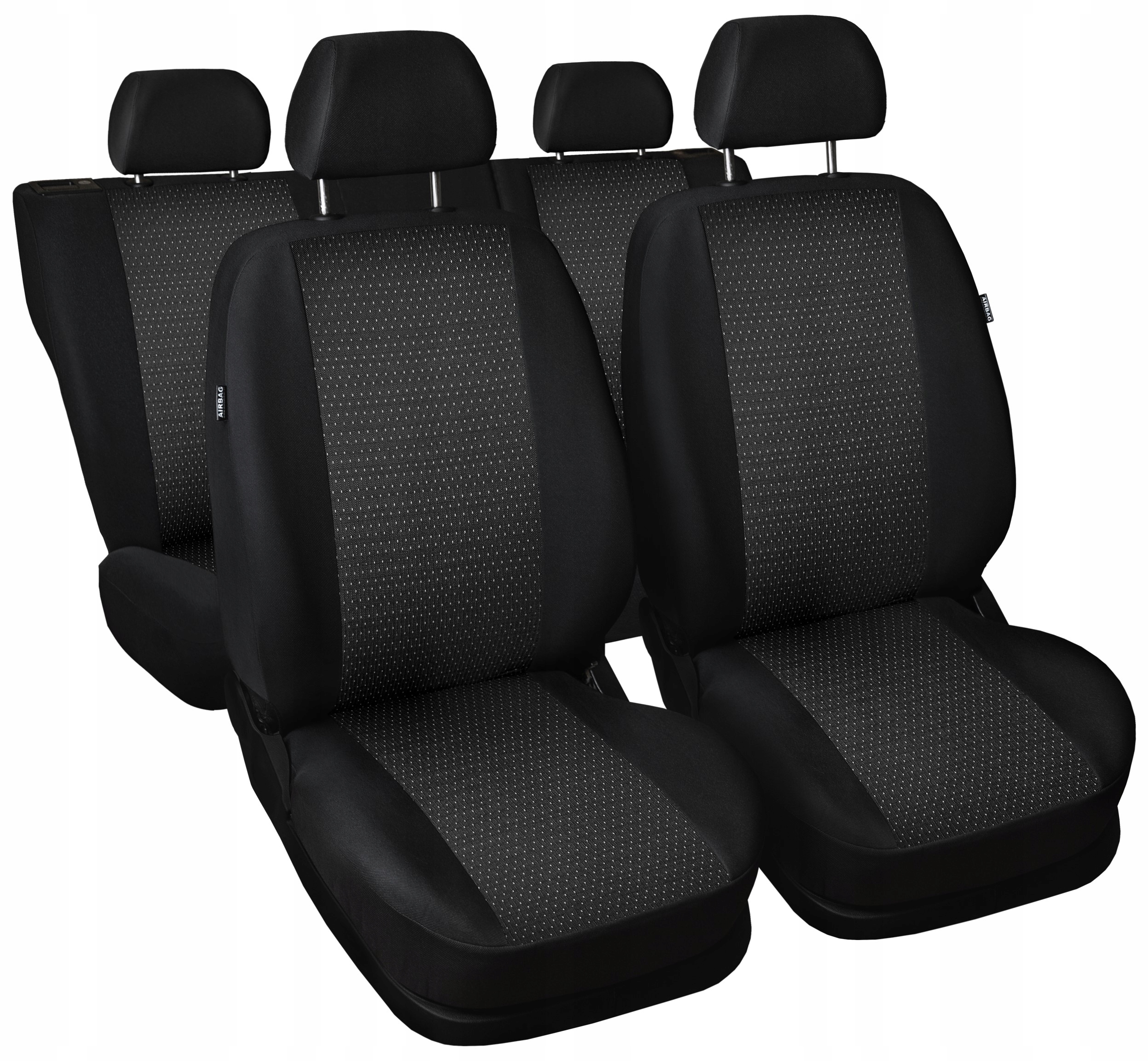 PEUGEOT 207 OD 2006 - 2012r POKROWCE SAMOCHODOWE TYPOWE FOTELE TYŁ 2/1