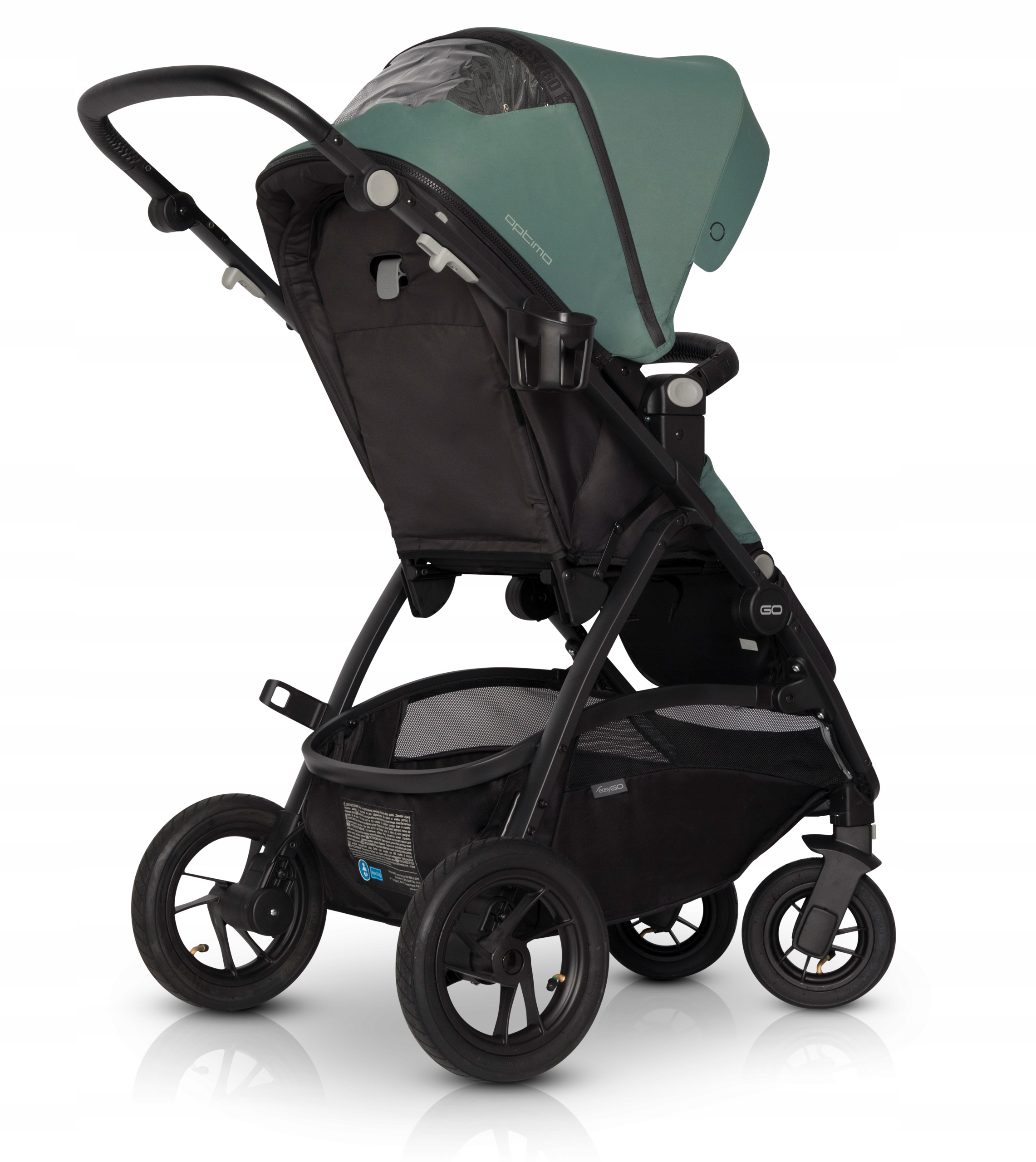 WÓZEK SPACEROWY AKCESORIA POMPOWANE KOŁA FOLIA POKROWIEC EASYGO AGAVA Rodzaj kół Pompowane