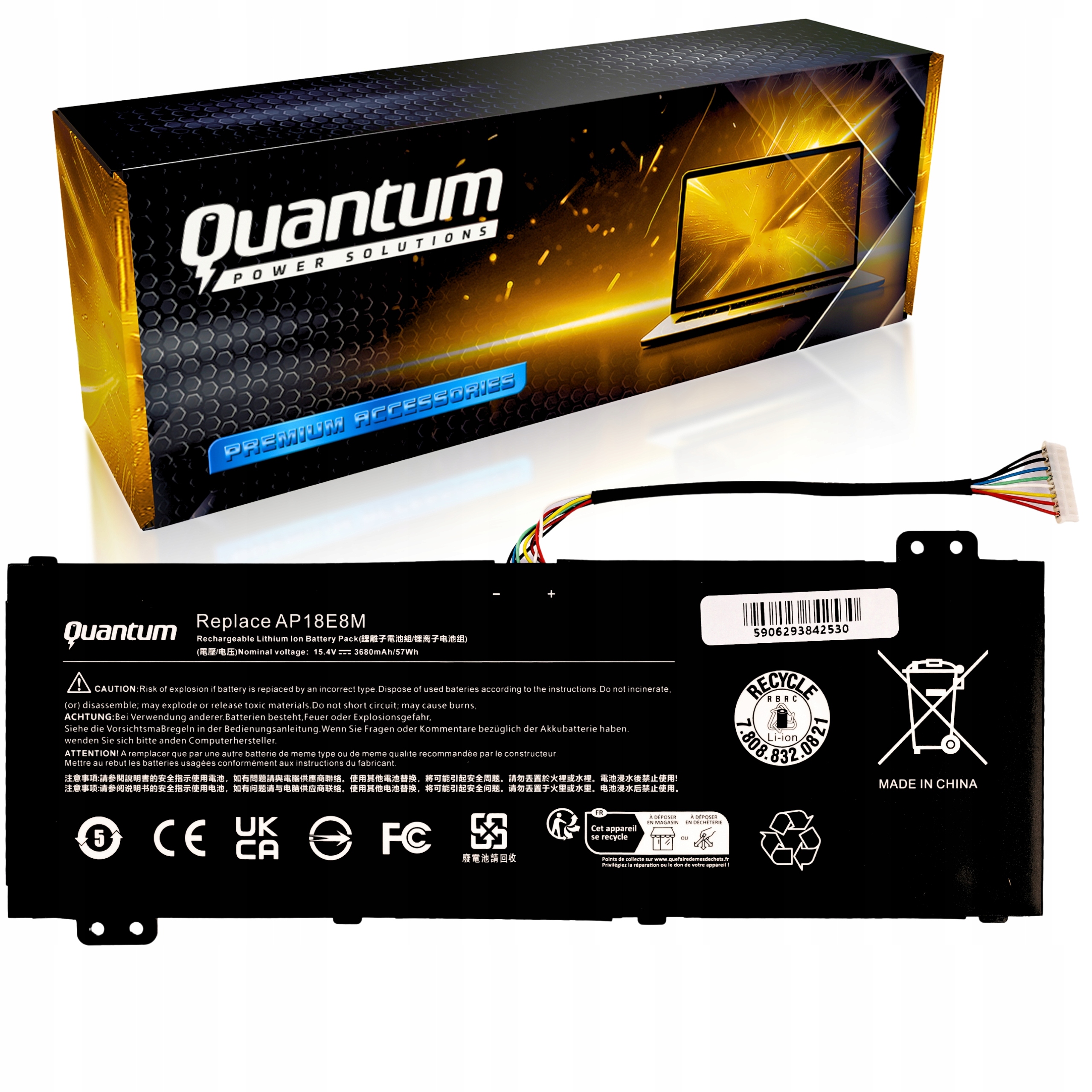 Baterie AP18E7M AP18E8M pro Acer Nitro 5 AN515 AN515-55 Predator Helios 300